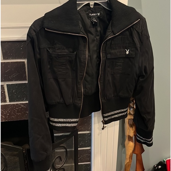 Vintage💥PLAYBOY Bomber Jacket - Picture 10 of 16